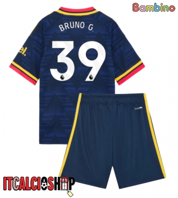 Arsenal Bruno Guimaraes #39 Seconda Maglia Bambino 2026-27 Manica Corta (+ Pantaloni corti)